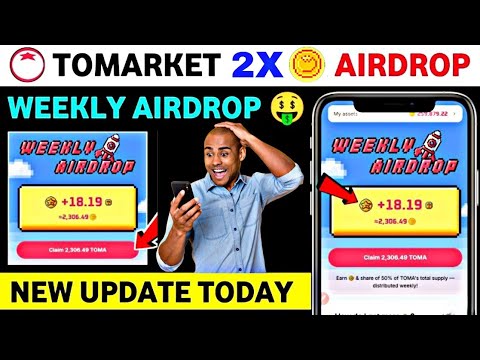 Tomarket weekly airdrop | Tomarket 2X Airdrop | Tomarket new update today |  Tomarket listing date