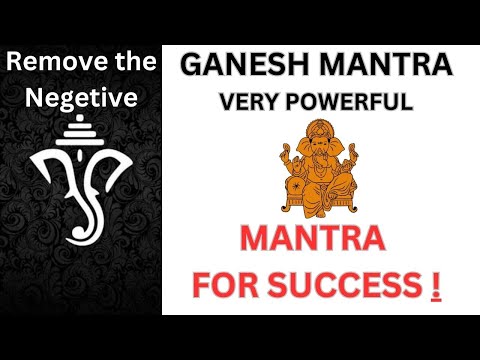 GANESH MANTRA: VERY POWERFUL MANTRA FOR SUCCESS ! Ekadantaya Vakratundaya | Full Song with Lyrics |