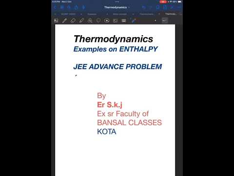 #thermodynamicsclass11 ||#jeeadvanced problem on #enthalpy #shorts #jee #neet #upboard #cbse #shorts