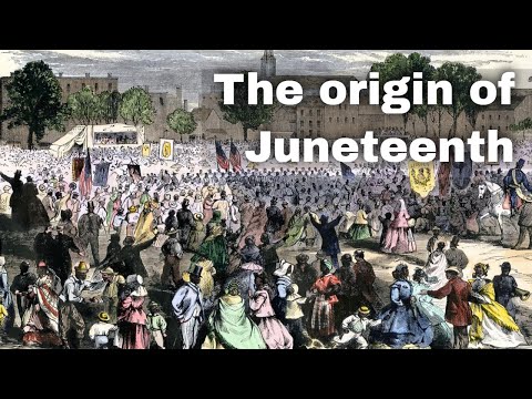 19th June 1865: Juneteenth established when enslaved people in Galveston informed of emancipation