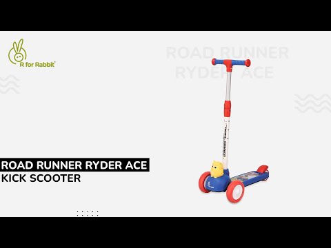 R for Rabbit Road Runner Ryder Ace Kids Scooter Multi-Level Height Adjustment Installation Video