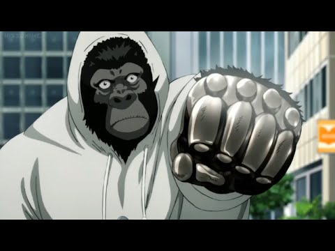 【ฝึกพากย์ไทย】วันพันช์แมน - Armored gorilla vs martial gorilla