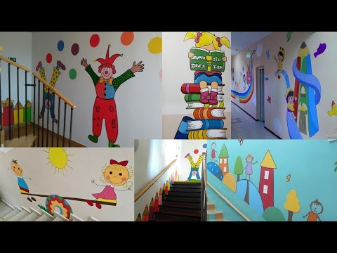 Preschool wall decorations ideas l school wall decorations ideas with paperslArt work on school wall