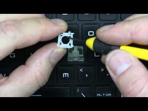 MSI GL62M 7RE Laptop How to Key Cap Repair