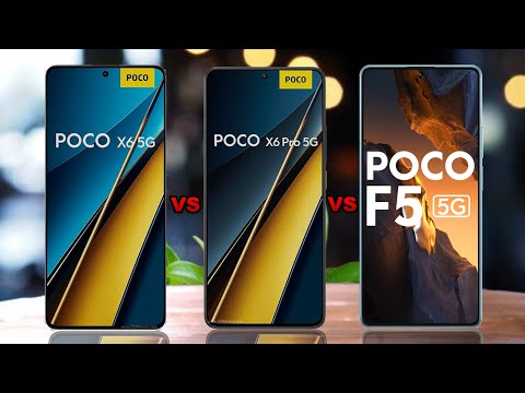 Xiaomi poco X6 VS Xiaomi poco X6 pro VS Xiaomi poco F5