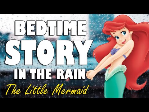 The Little Mermaid Audiobook (Complete) with rain sounds | Relaxing ASMR Bedtime Story for sleep