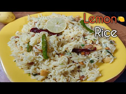 Lemon 🍋 Rice | Quick Lunch | Easy Lunch box recipe | Indian recipe  |@Homestylecooking2848