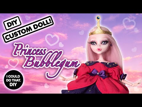 MONSTER HIGH REPAINT! DIY CUSTOM DOLL - Lolita Princess Bubblegum!