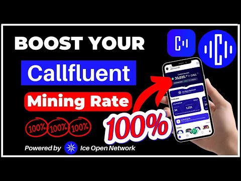 CallFluent AI Mining || How To Boost Your Callfluent Mining Rate || Callfluent Bot #callfluentai