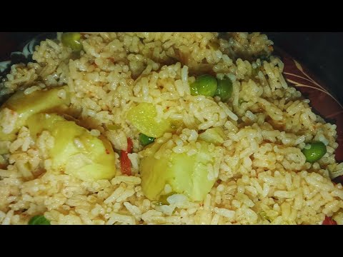 #aloo mater biryani|