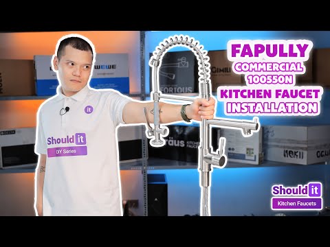 How to Install Fapully Commercial Kitchen Faucet - Shouldit Kitchen Faucet Series