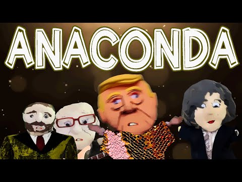 Anaconda with Kamala Harris, Donald Trump, Tim Walz and JD Vance.