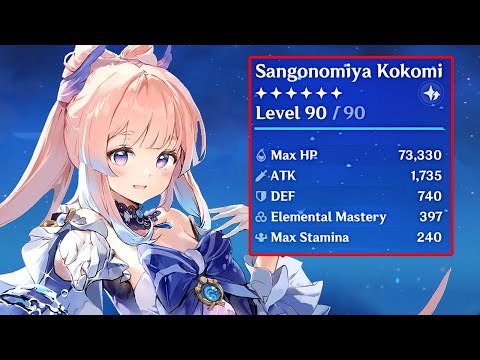 70K HP DPS Kokomi