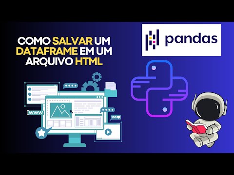 Salvando um DataFrame em um Arquivo .html usando Pandas