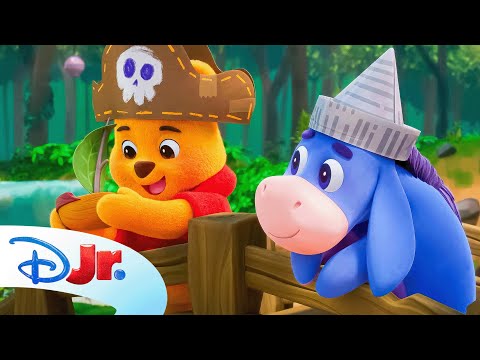 Playdate with Winnie the Pooh | Play Pirates with Eeyore | @disneyjr