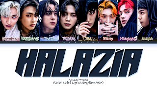 ATEEZ (에이티즈)  HALAZIA Lyrics (Color Coded Lyrics)