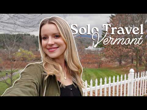 SOLO VERMONT VLOG: explore Stowe and Woodstock with me | apple cider, maple tasting, farms, shopping