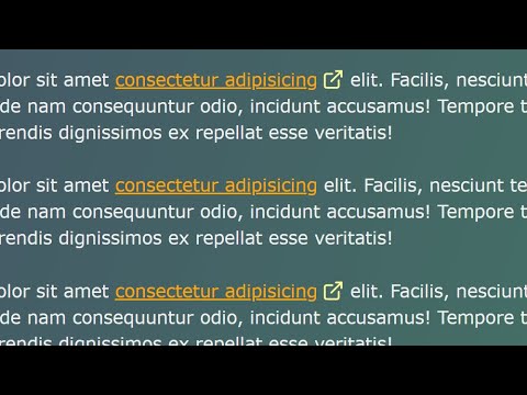 Add an #External Link Icon to #Hyperlinks on Your Webpage with CSS #Attribute Selectors