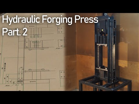 鍛冶屋プレスを作ってみた。Pt. 2/ Building 10 Ton Forge Press. Pt. 2