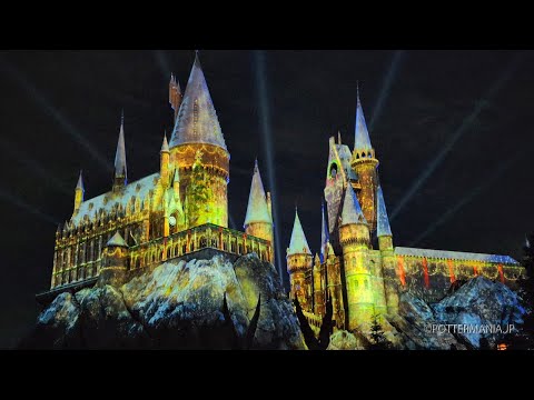 【4K】『ホグワーツ・マジカル・ナイト～ウィンター・マジック～』短縮版（2024プレスプレビュー当日）Hogwarts Magical Night - Winter Magic -  USJクリスマス