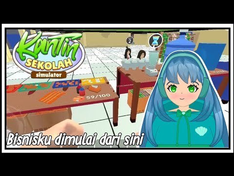 Bisnis berjualan jajanan kantin || Kantin Sekolah Simulator