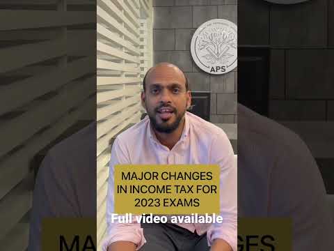 Important changes in income tax AY23-24