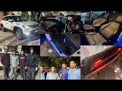 Moradabad से Brezza आई Basic Modified होने - Brezza Modified 2023 | Brezza Modification | New Brezza