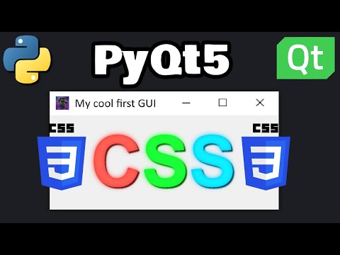 Python PyQt5 add CSS-like properties easy! 🎨