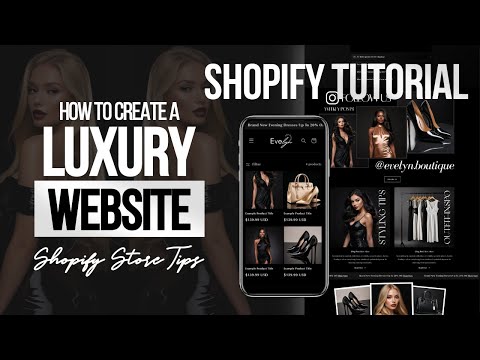 TIPS FOR CREATING A Luxury SHOPIFY STORE | Product page customization, contact page design & More!