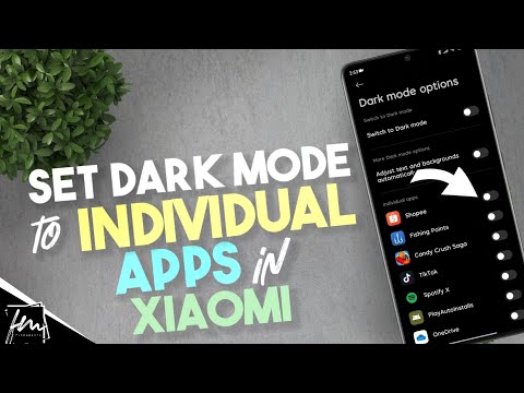 How to set Dark Mode to individual apps on Xiaomi hyper OS