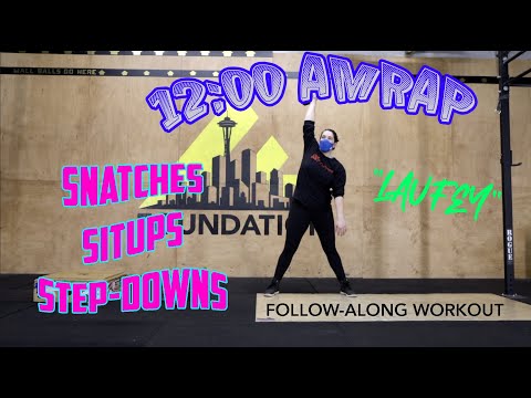 Follow-Along Workout: Snatch, Situp, Step-Down (LAUFEY)