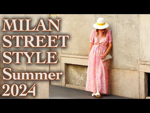 Italian Street Style Exclusive outfits. Milan summer 2024. How Italians achieve sophisticated style.