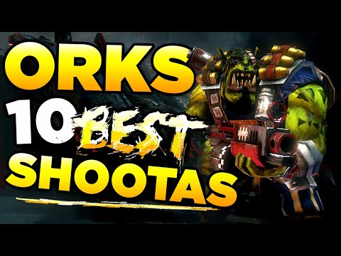 40K - DA ORKS 10 BEST SHOOTAS | Warhammer 40,000 Lore/History