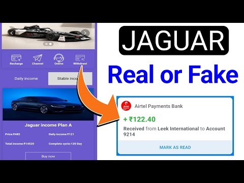 Jaguar app real or fake || Jaguar app kab tak chalega || Jaguar app withdrawal proof || Jaguar app