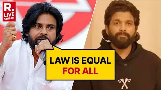 Huge Pawan Kalyan Statement On Allu Arjun Arrest | LIVE | Sandhya Theatre Stampede