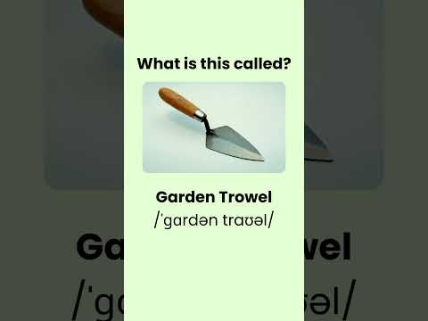 Do YOU know the NAMES of these gardening tools? #shorts #facts #short #quiz #learn