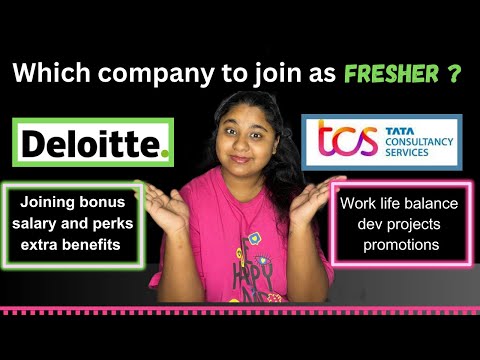 Which company to join as a fresher?? TCS VS Deloitte| TCS smart hiring| Deloitte NLA