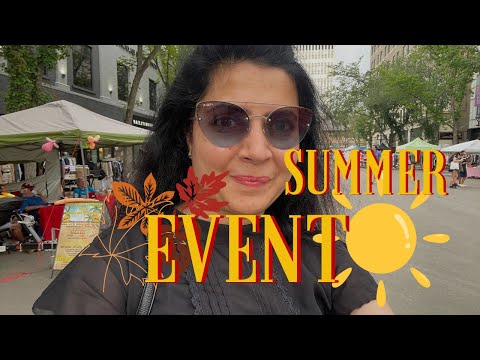 Downtown side walk Sale 2024 Saskatoon Summer events