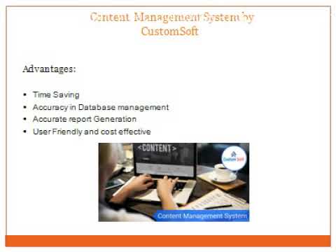 Content Management System by CustomSoft