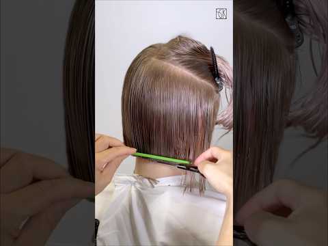 One Line Bob - PART 2 by SCK #sck #haircut #bobhair