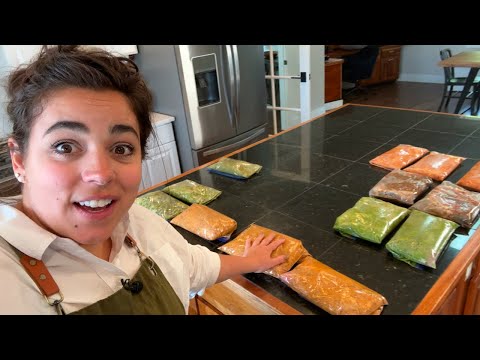 Epic Meal Prep! 13 Summer Dinners Prepped in 1 Hour! Making Life EASIER!