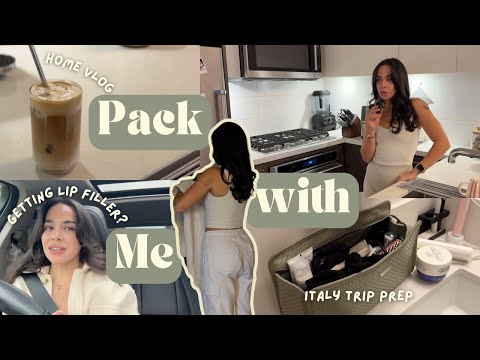 Pack With Me for Italy 🧳 packing vlog, travel essentials and tips