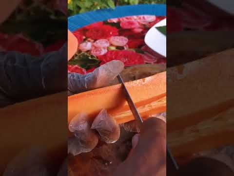 papaya cut technique