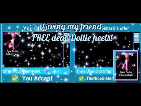 || Giving my friend *FREE* dear Dollie heels || Great Reaction!