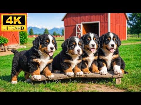 Baby Animals 4K - Travel Around The Happy World Of Wild Baby Animals With Relaxing And Healing Music