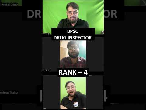 💥💥Achyut Thakur | Rank - 4 | BPSC | Drug Inspector 💥💥#druginspector #pharmacist