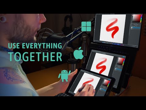 Draw With Android/iOS Tablets On PC - My Setup