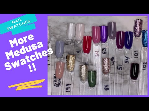 More Medusa Hard Gel Polish Swatches Part 2 |Hard Gels | Gel Nails