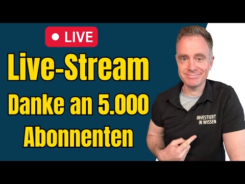 5.000-Abonnenten-Stream | Besuch bei Kaffee oder Tee | Rekordhoch im DAX | Kostenlose Girokonten