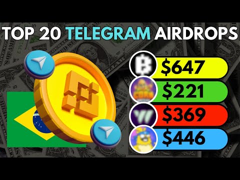 20 Melhores Airdrops Grátis Para Telegram - Setembro 2024 - Crypto Airdrops Telegram em português